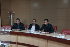 نشست مشترک دانشگاه کاشان با مسئولان شرکت تولید و توسعه سازمان انرژی اتمی
